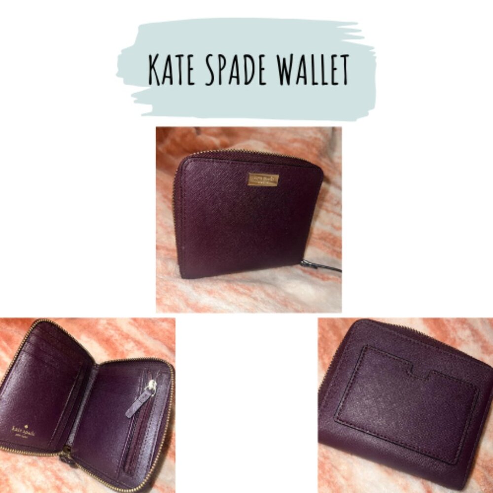 Maroon Kate Spade Wallet